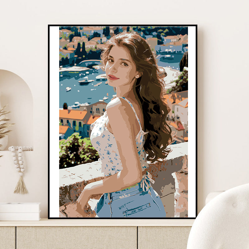 Portrait Malen nach Zahlen – Dein Foto als individuelles Kunstwerk
