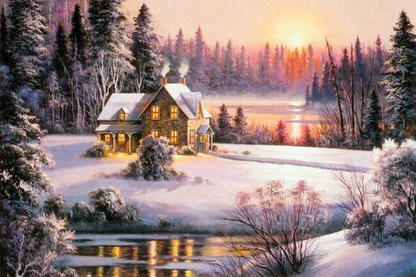 Beautiful Landscape Paint by Numbers