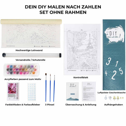 Löwe Malen nach Zahlen