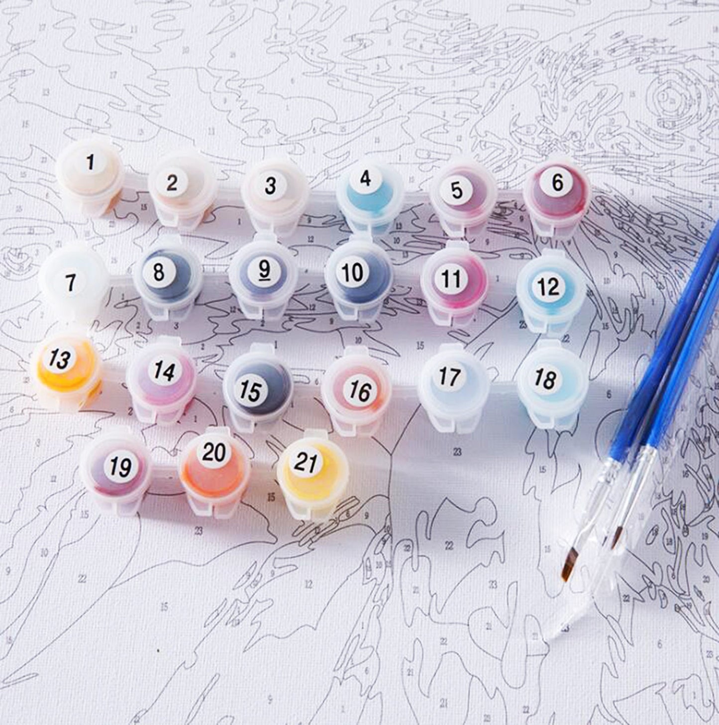Hillside Scenes Paint by Numbers