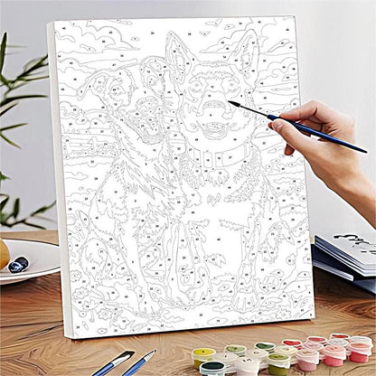 Animals & Nature Paint by Numbers Reference Example