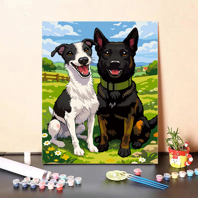 Animals & Nature Paint by Numbers Reference Example