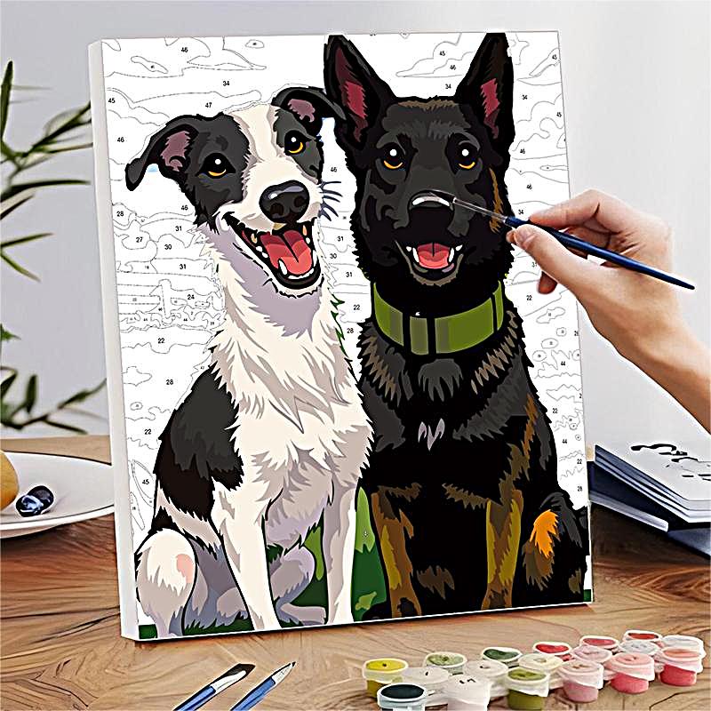 Animals & Nature Paint by Numbers Reference Example