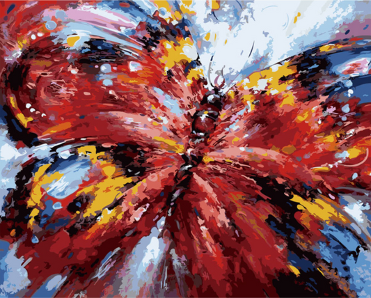 Peinture papillon par numéros