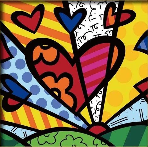 Peinture par numéros : motifs géométriques colorés