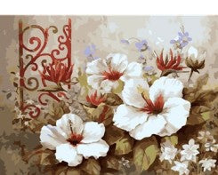 Three White Flowers
