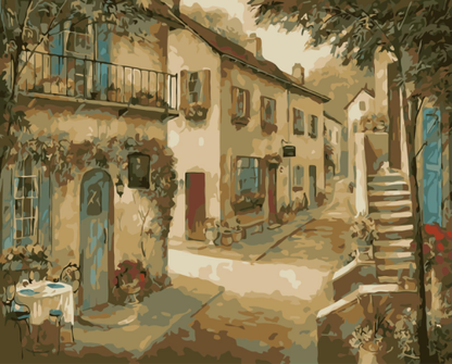 Ville à peindre par numéros