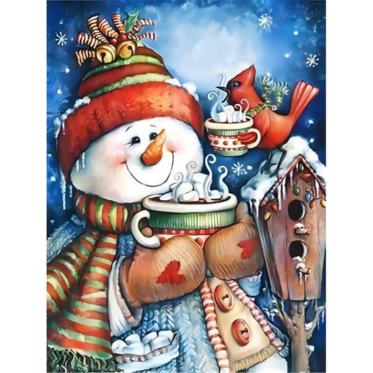 Snowman Paint by Numbers