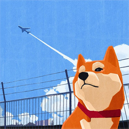 Shiba Inu Peinture par Numéros