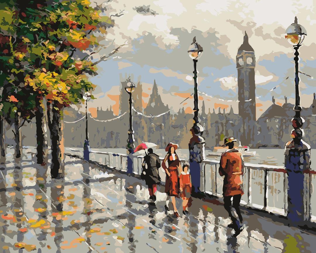 Rue britannique Peinture par numéros