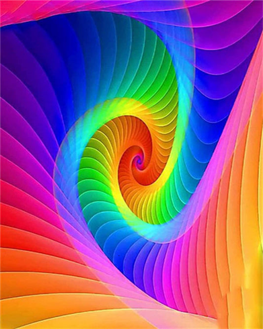 Rotation arc-en-ciel   Peinture par numéros