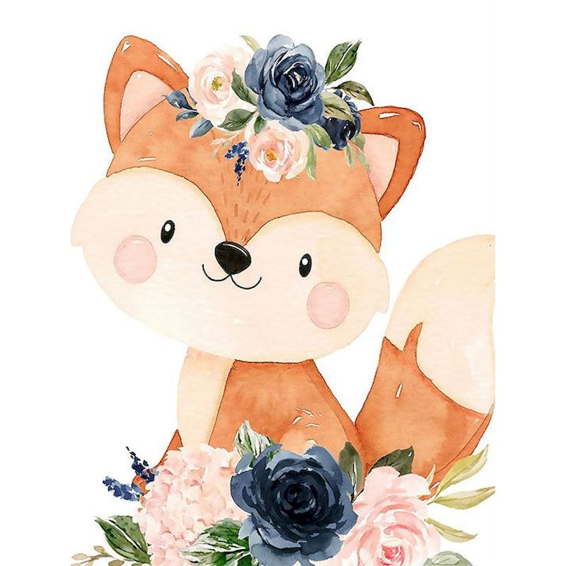 Fox Paint by Numbers