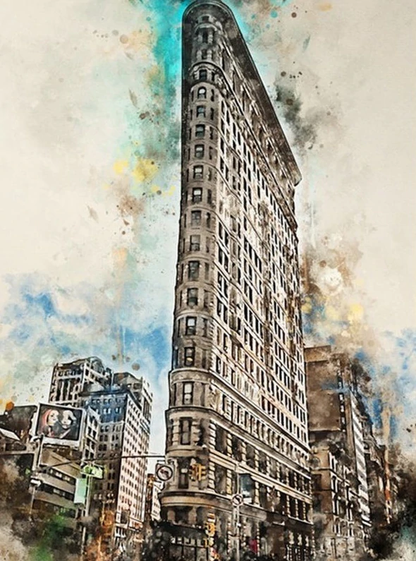Gratte-ciel Peinture par numéros