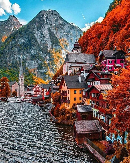 Mountain slope Paint by numbers