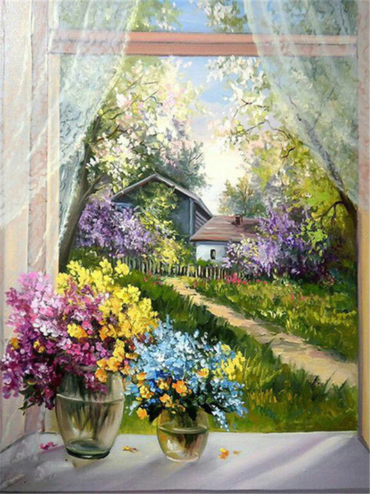 Window vase Paint by numbers