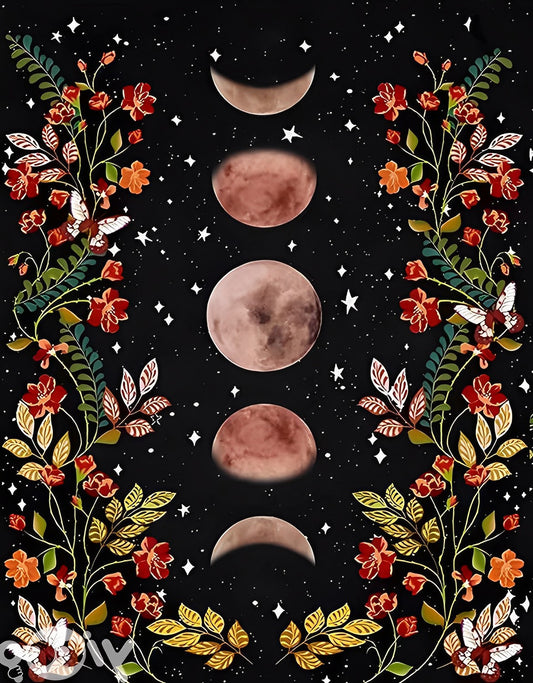 Tableau des phases de la lune Peinture par numéros、