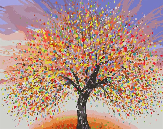 Trees Paint by Numbers