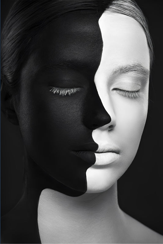Blanc Et Noir et Noir  Peindre par numéros