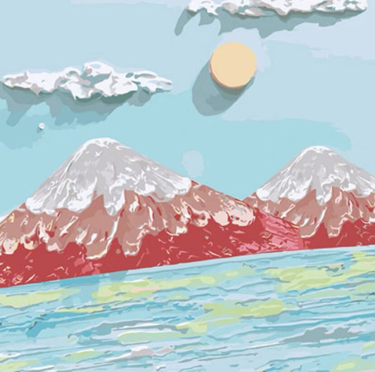 Mountain Paint by Numbers