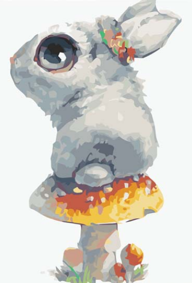 Lapin  Peinture par numéros
