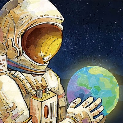 Astronaute   Peinture par numéros