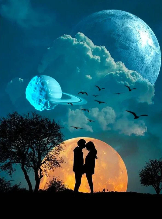 Lune Peinture par numéros