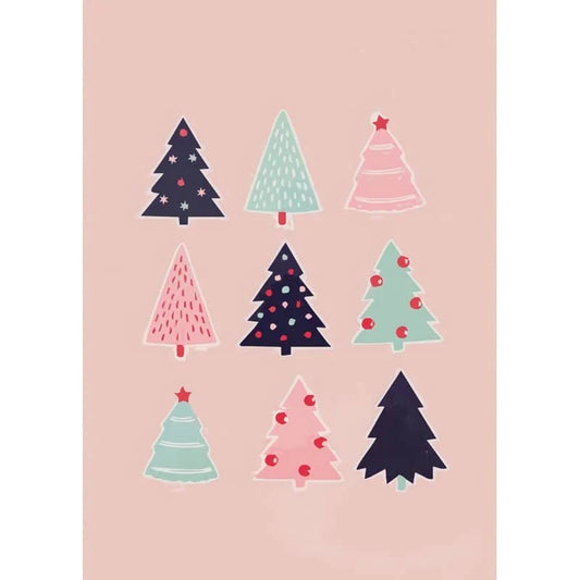 Trees Paint by Numbers