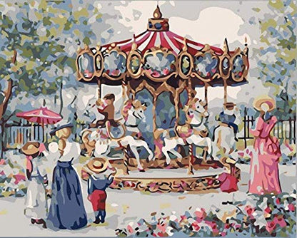 Amusement Park Paint by Numbers