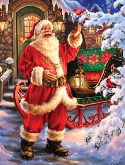 Père Noël Peinture par numéros