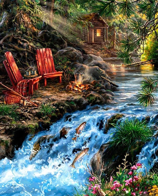 Streams Paint by Numbers