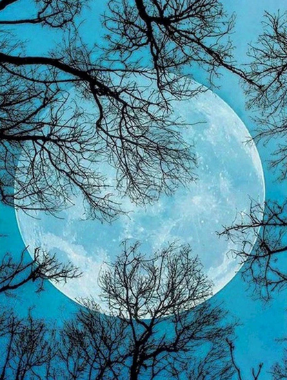 Peindre une lune par numéros