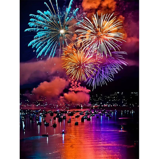 Paint by Numbers Fireworks
