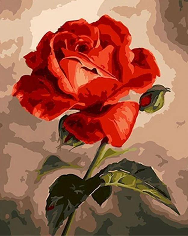 Fleur à peindre par numéros