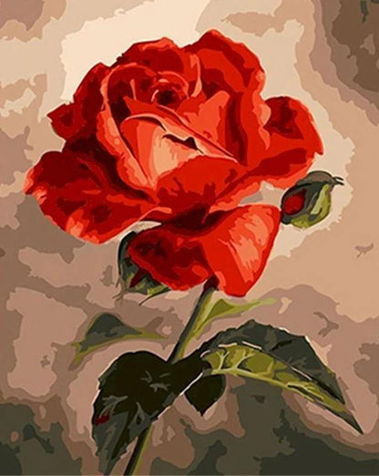 Fleur à peindre par numéros