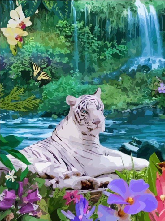 Tiger Paint by Numbers