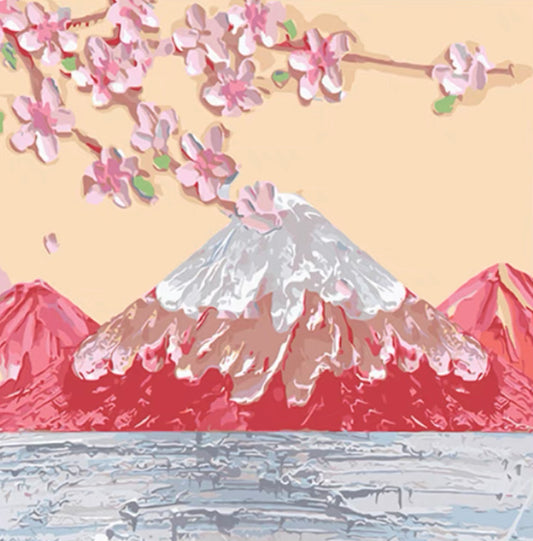 Mont Fuji Peinture par numéros
