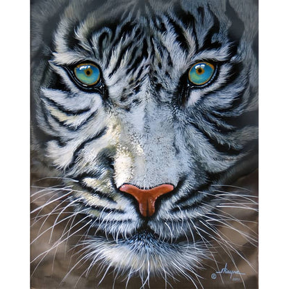 Tigre blanc - Peinture par numéros