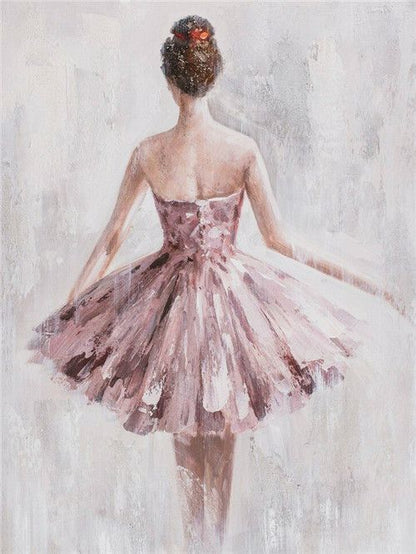 Peinture par numéros femme