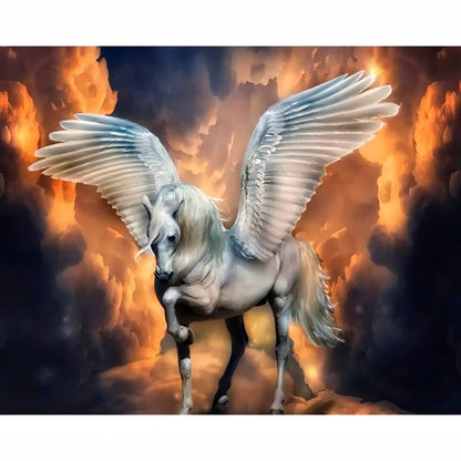 Pegasus, animal mythique Peinture par numéros