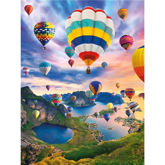 Montgolfière Peindre par Numéros