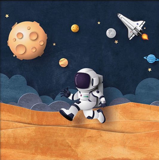 Astronaut Paint by Numbers