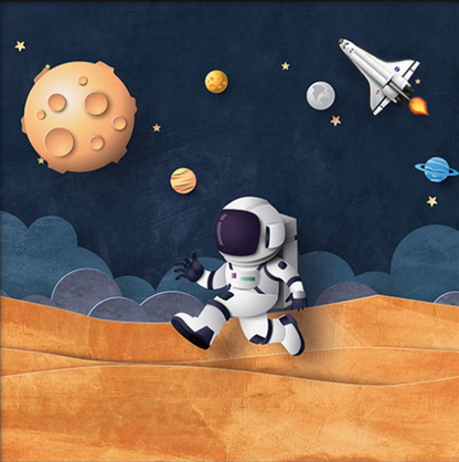Astronaut Paint by Numbers