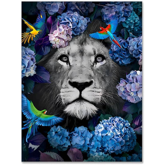 Lion  Peindre par Numéros