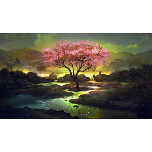 Peinture de chiffres d'arbres
