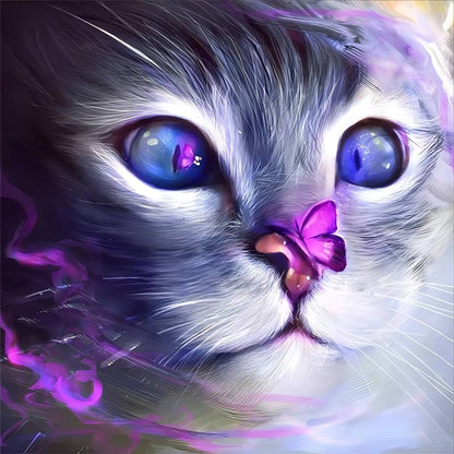 Peinture au numéro chat