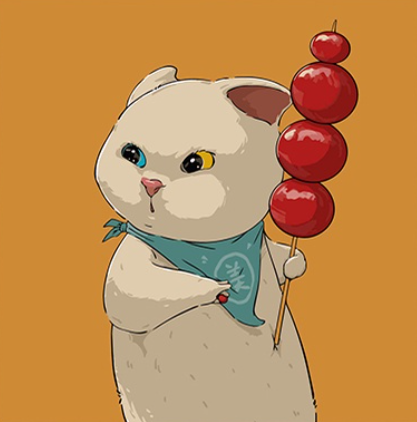 Chat et haws confits Peinture par numéros