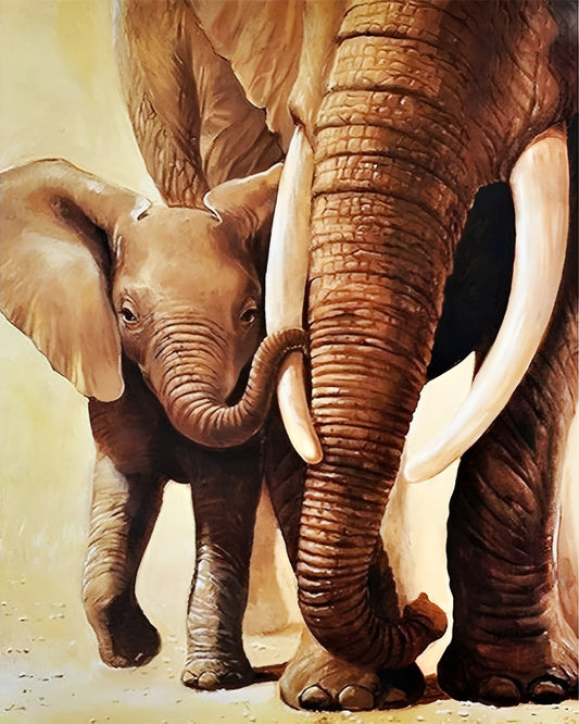 Éléphant Peinture par numéros
