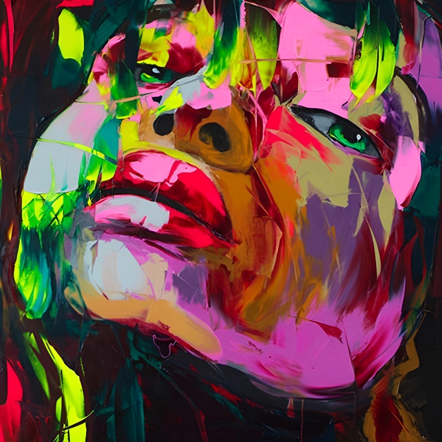 Visage coloré Peinture par numéros