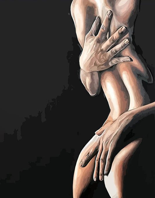 Femme nue à peindre par numéros