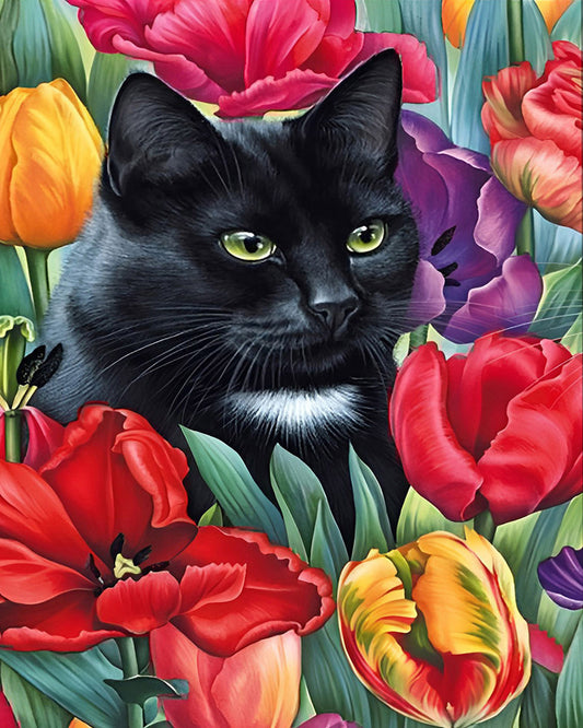 Peinture par numéros Chat